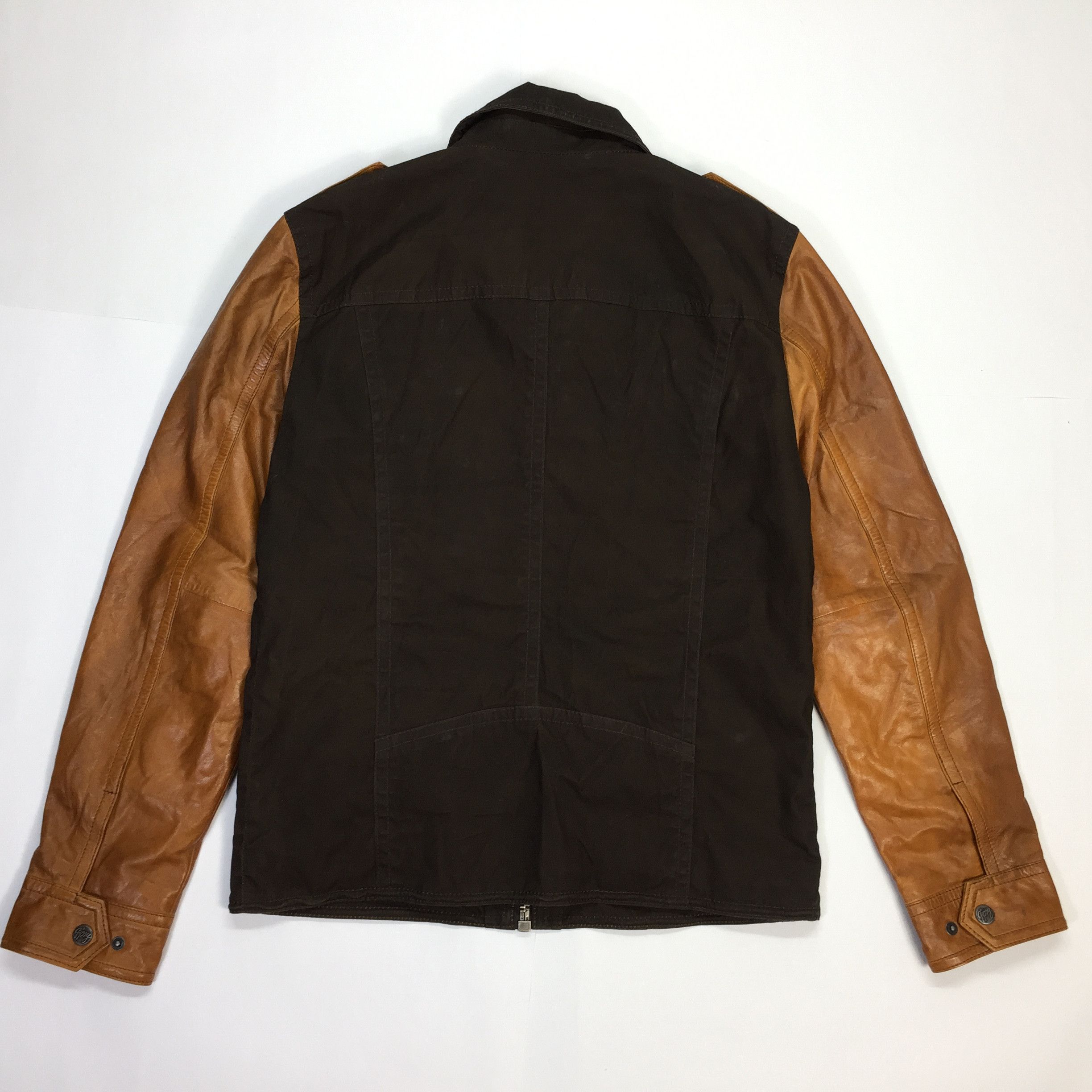 Gypsy Gipsy Wax Leather vintage Jacket Size US L / EU 52-54 / 3 - 18 Thumbnail