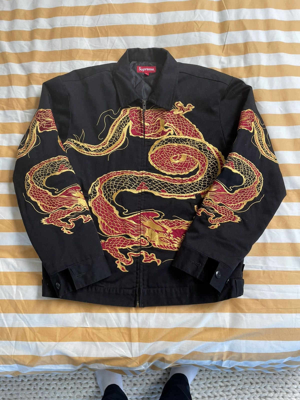 Supreme Supreme Dragon Work Jacket | Grailed 