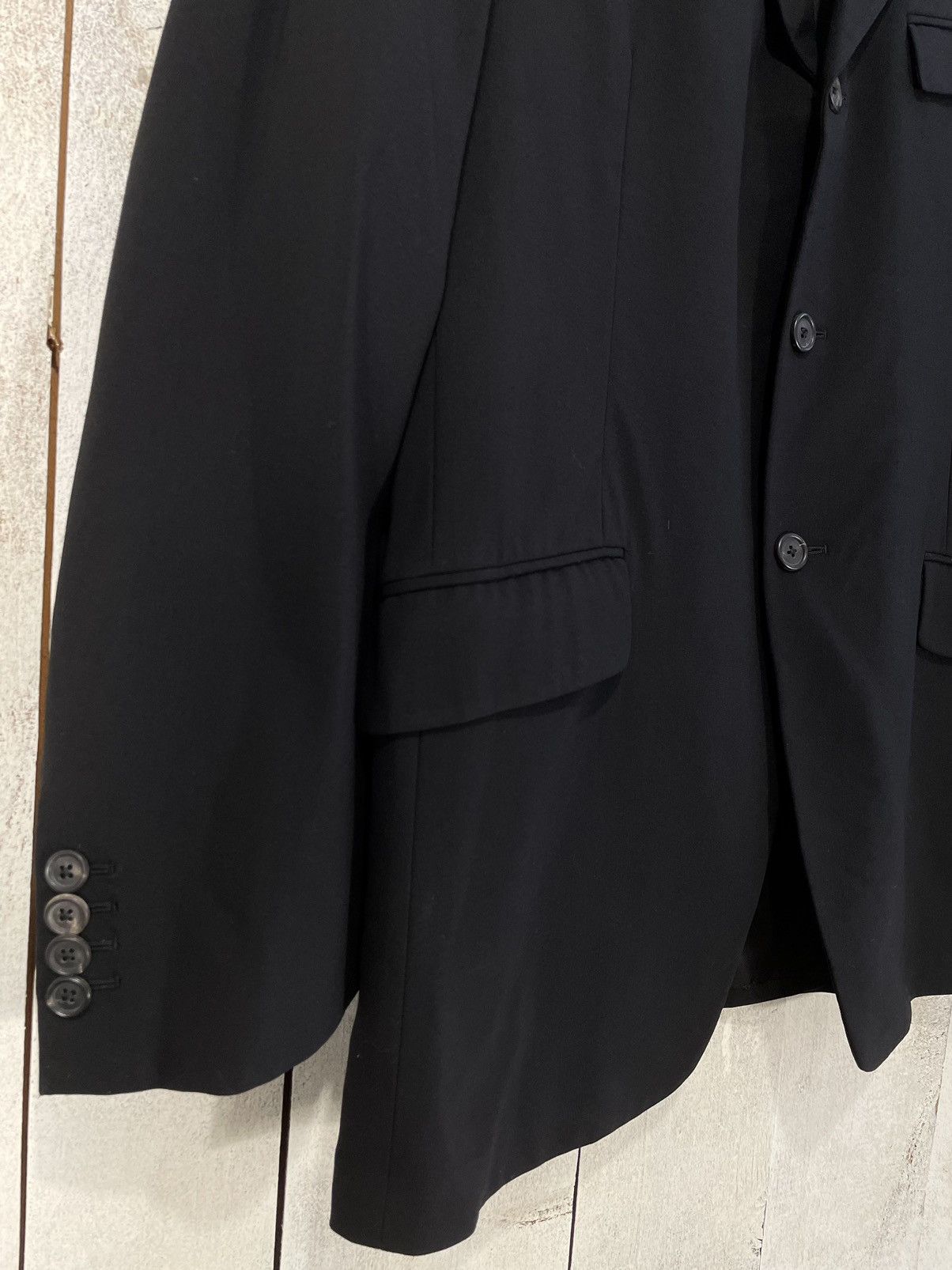 Prada Prada Milano Black Wool Blazer Jacket Made in Italy Size 50R - 2 Thumbnail