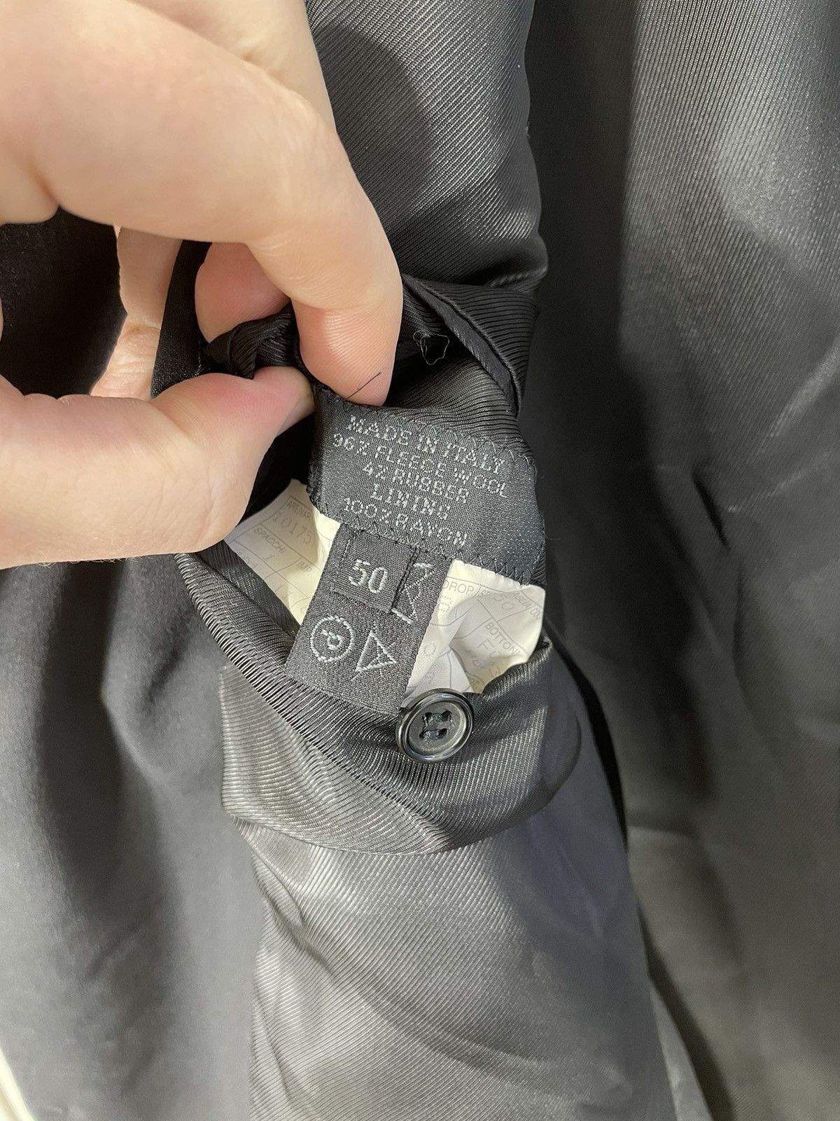 Prada Prada Milano Black Wool Blazer Jacket Made in Italy Size 50R - 9 Thumbnail