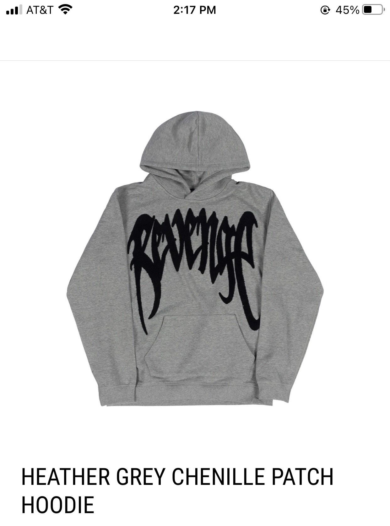 Revenge REVENGE CHENILLE HOODIE Size US XL / EU 56 / 4 - 3 Thumbnail