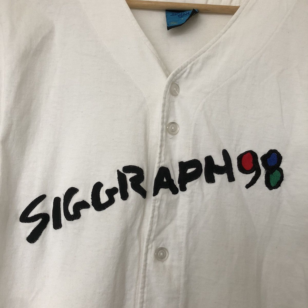 Vintage Vintage RARE Novelty SIGGRAPH 98 Baseball Jersey Merchandise Size US L / EU 52-54 / 3 - 2 Thumbnail