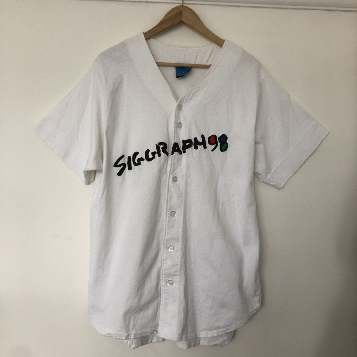 Vintage Vintage RARE Novelty SIGGRAPH 98 Baseball Jersey Merchandise Size US L / EU 52-54 / 3 - 1 Thumbnail