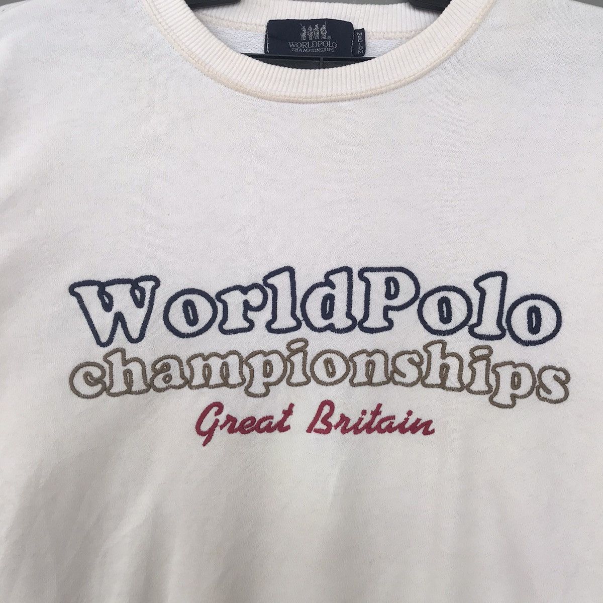 Vintage Vintage!! World Polo Championships Great Britain Spell Out Size US M / EU 48-50 / 2 - 2 Thumbnail