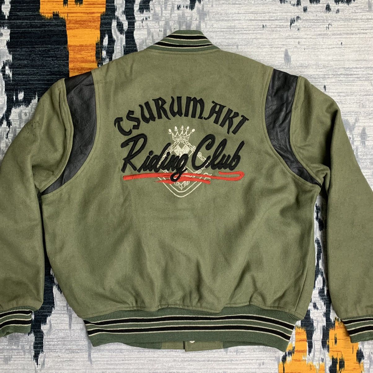 Japanese Brand 🔥NN14🔥Horsy art TSURUMAKI wool varsity jackets Size US L / EU 52-54 / 3 - 2 Thumbnail