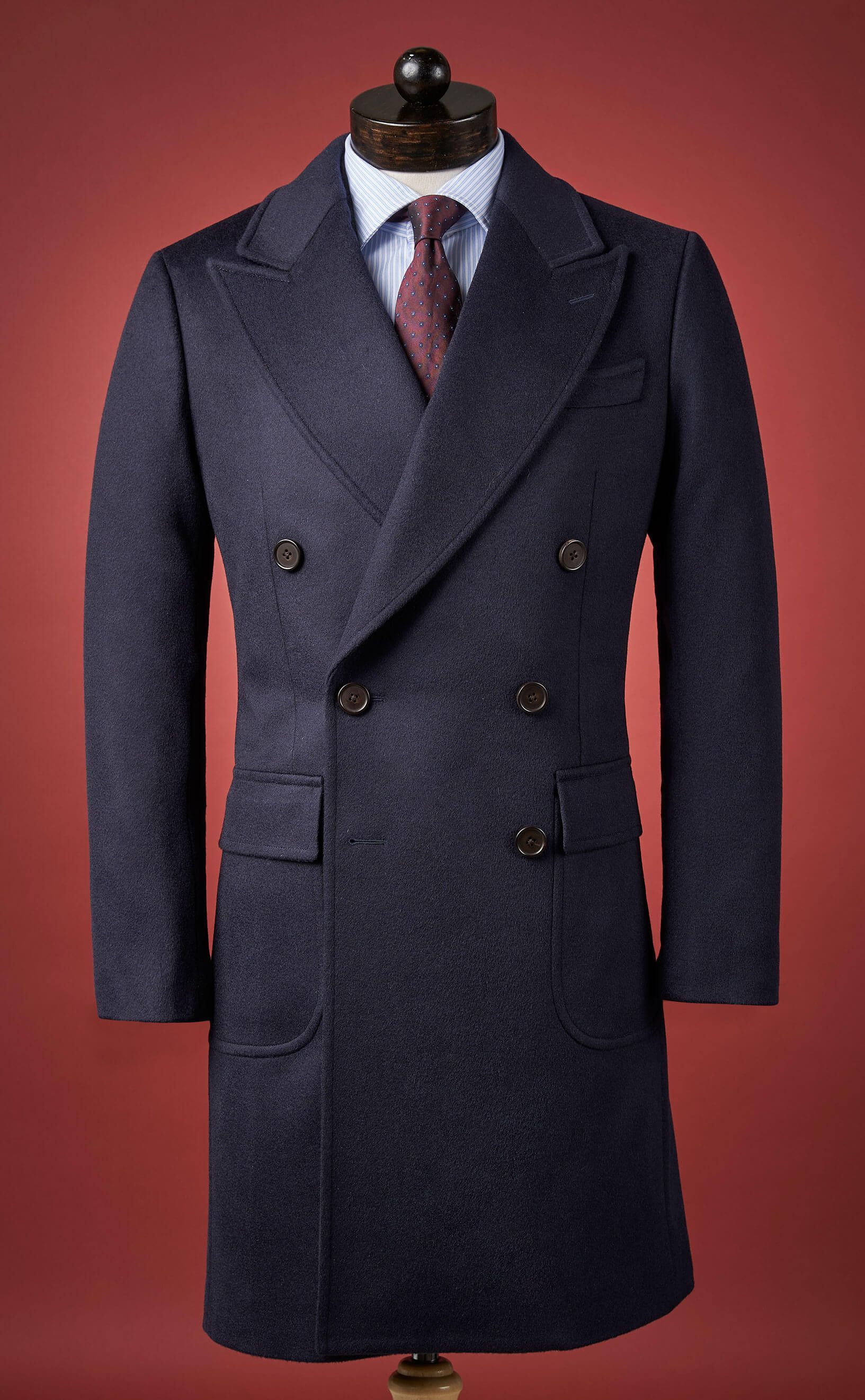 Spier And Mackay Spier and Mckay - Navy Double Breasted Coat | Grailed