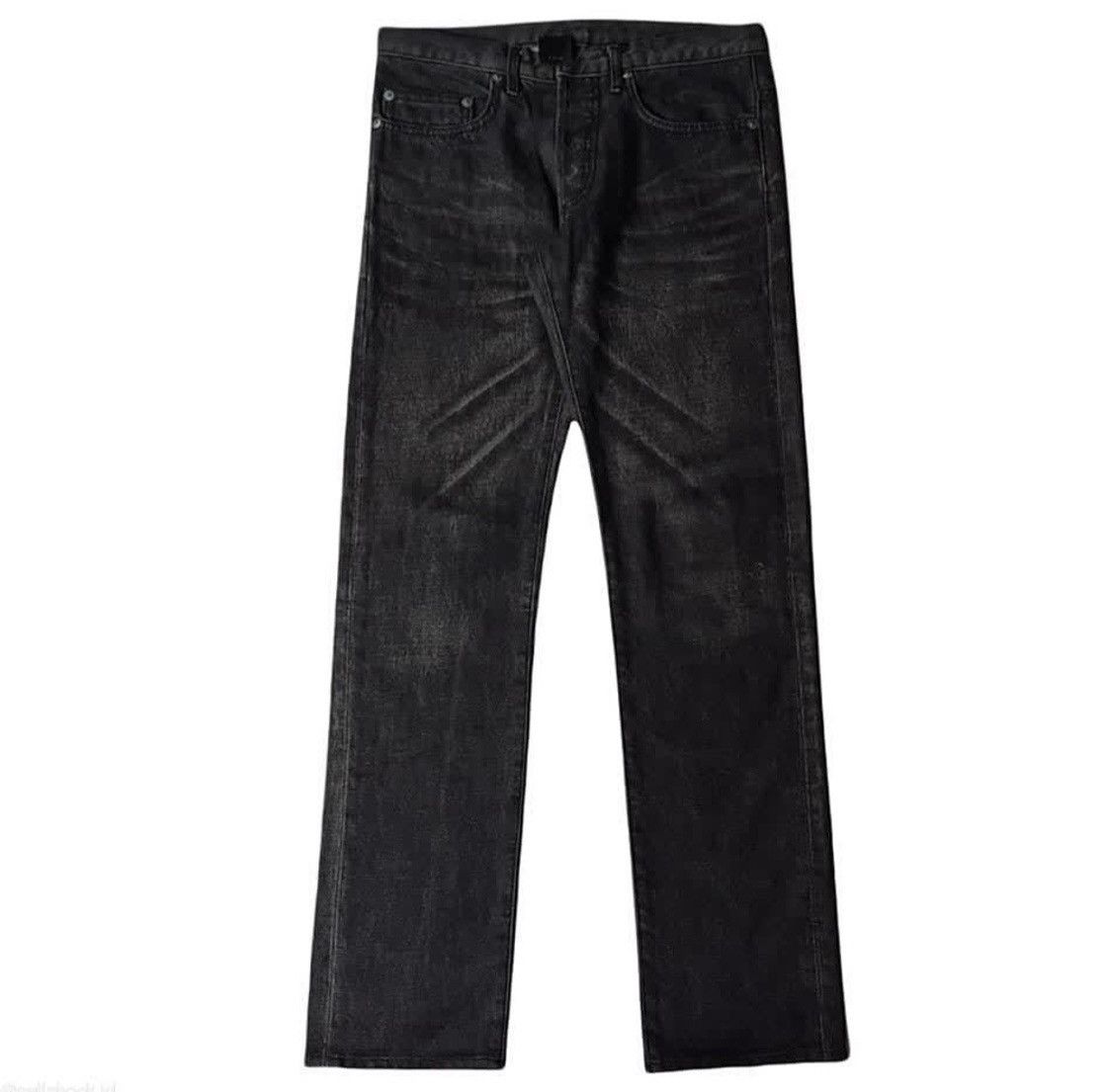 Dior S/S 03 Claw Mark Black Denim Jeans | Grailed