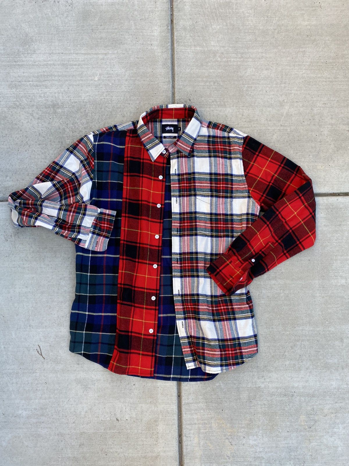トップス Stussy flannel Loose Weave Plaid Shirt – Red | Tops | Stüssy
