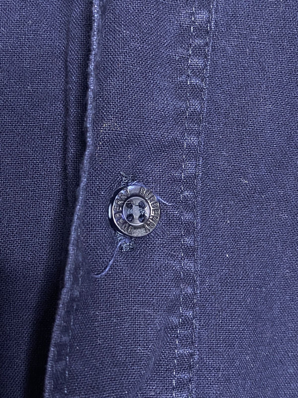 Burberry × Vintage Burberry london vintage navy check shirt Size US L / EU 52-54 / 3 - 3 Thumbnail