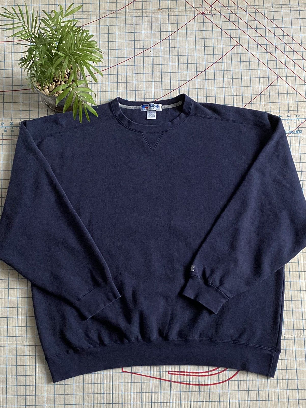 Russell Athletic Russell Athletic Navy Blue Crewneck Sweater Size XXL Size US XXL / EU 58 / 5 - 1 Thumbnail