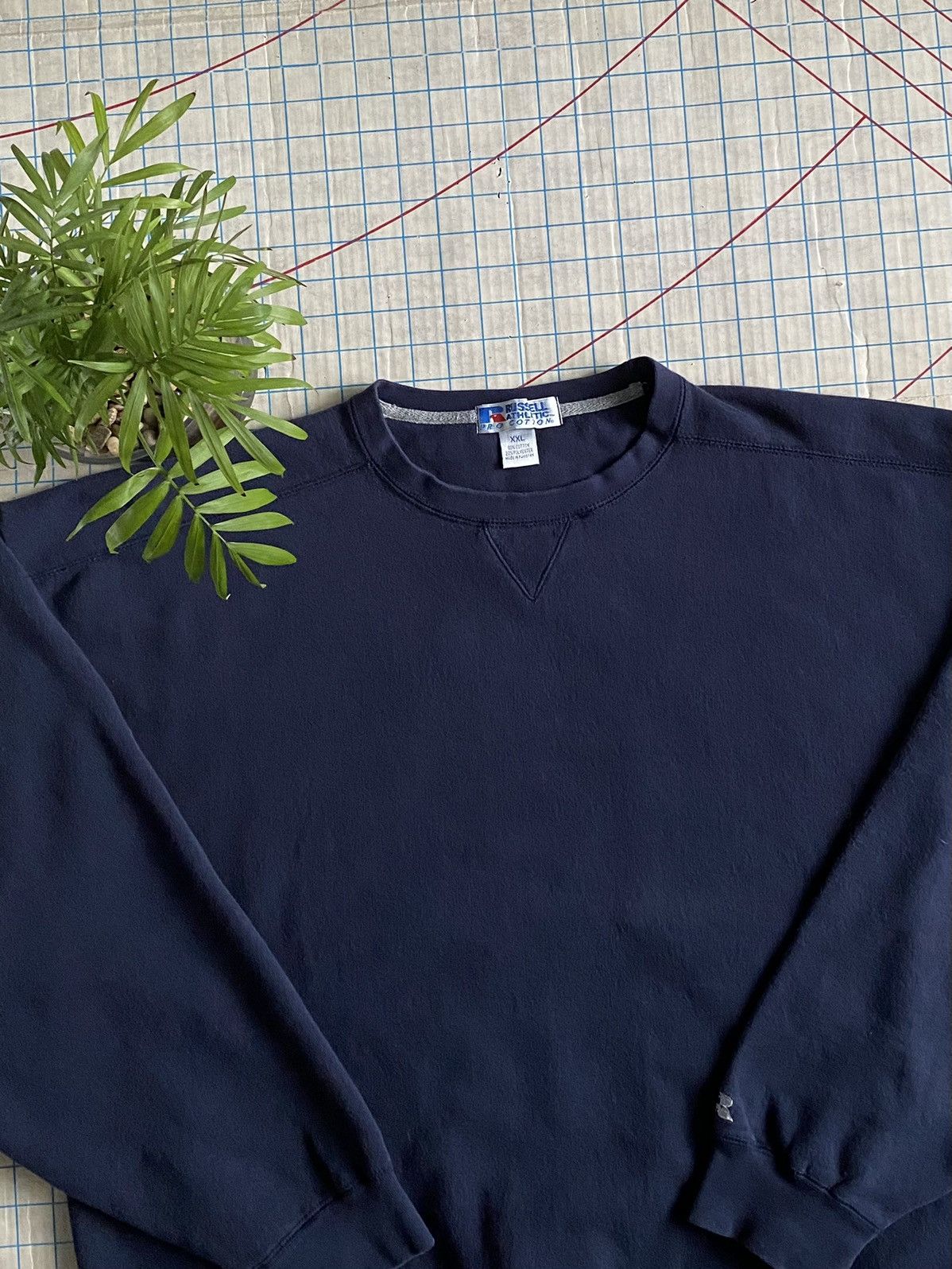 Russell Athletic Russell Athletic Navy Blue Crewneck Sweater Size XXL Size US XXL / EU 58 / 5 - 3 Thumbnail