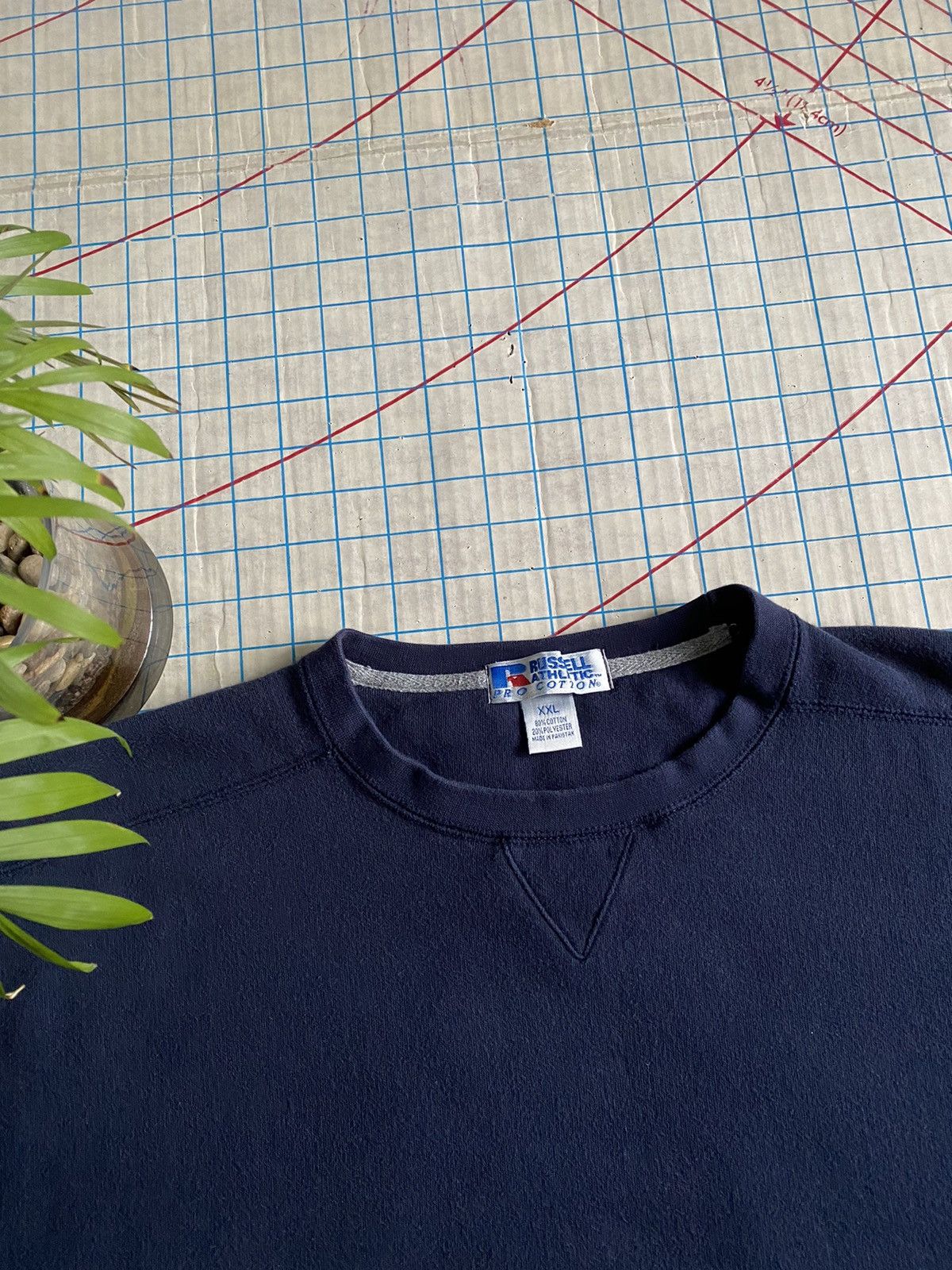 Russell Athletic Russell Athletic Navy Blue Crewneck Sweater Size XXL Size US XXL / EU 58 / 5 - 4 Thumbnail