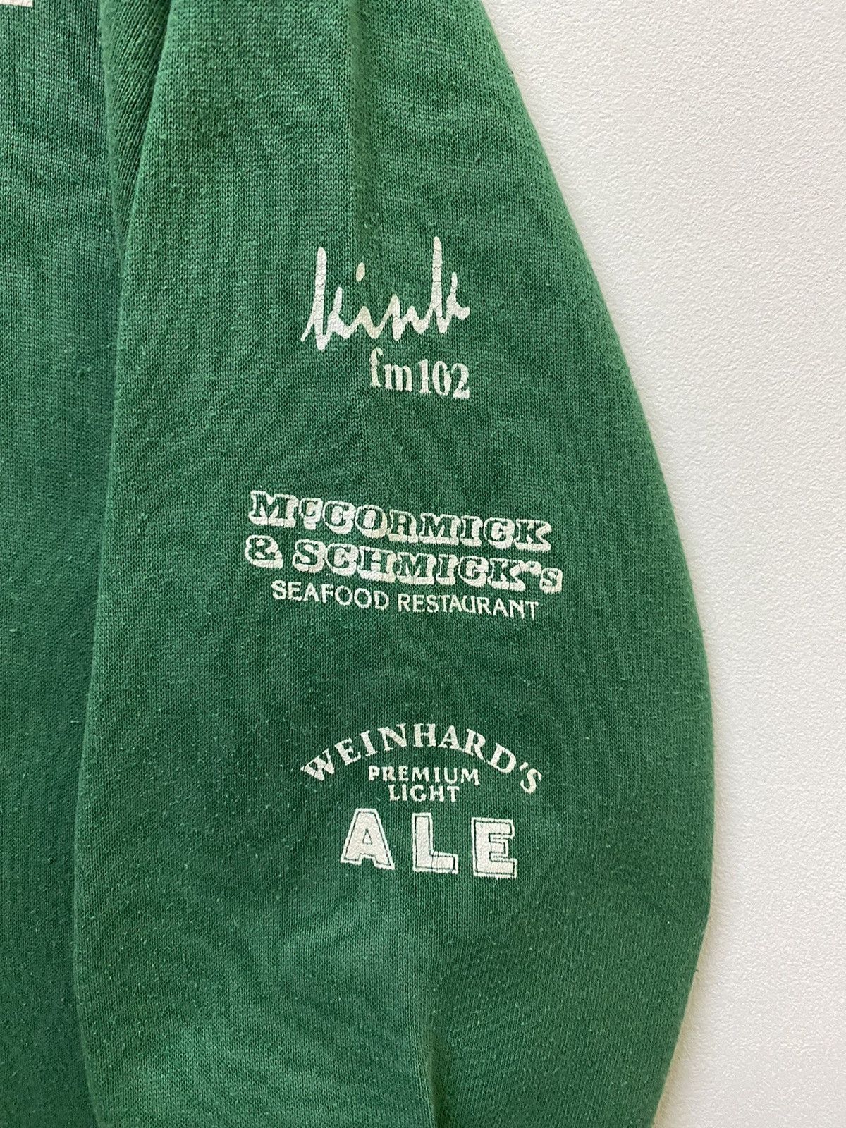 Russell Athletic Vintage 80s SHAMROCK RUN HOODIES BIG LOGO PULLOVER SPELLOUT Size US M / EU 48-50 / 2 - 4 Thumbnail