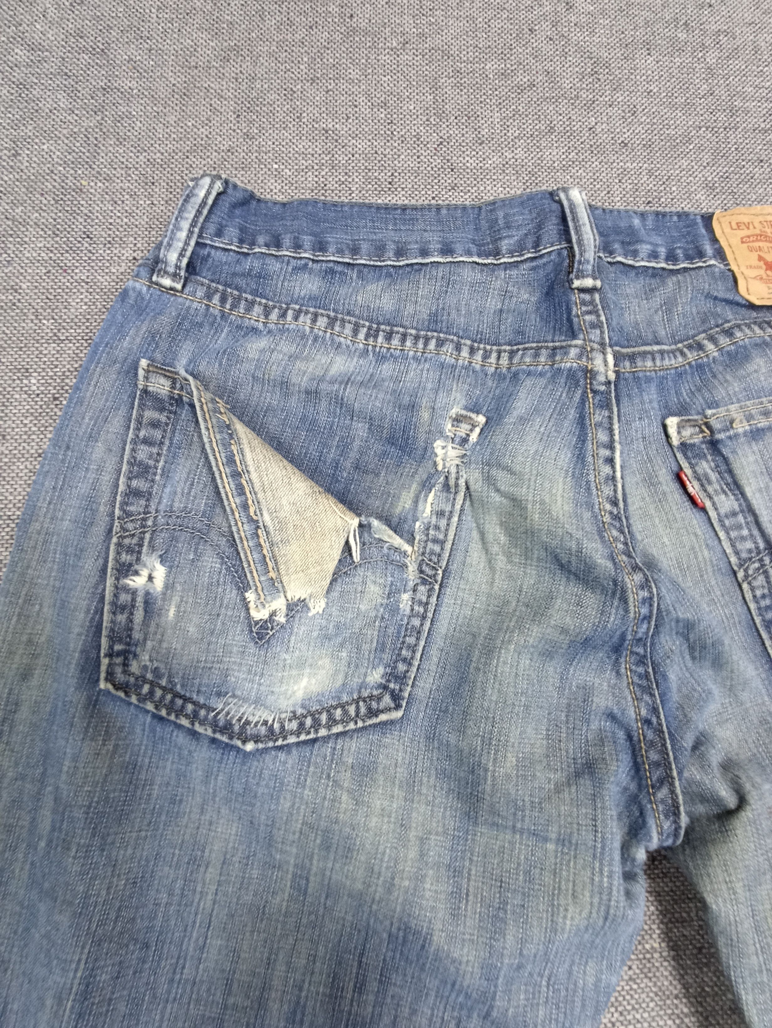 Jean × Levi's × Vintage Vintage Levis 514 Rusty Distress Jeans 32 X 32 - J134 Size US 33 - 8 Thumbnail