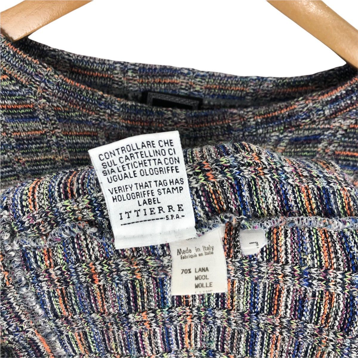 Versace Versace Jeans Couture Ittierre SPA Crewneck Knitted Sweater Size US L / EU 52-54 / 3 - 9 Thumbnail