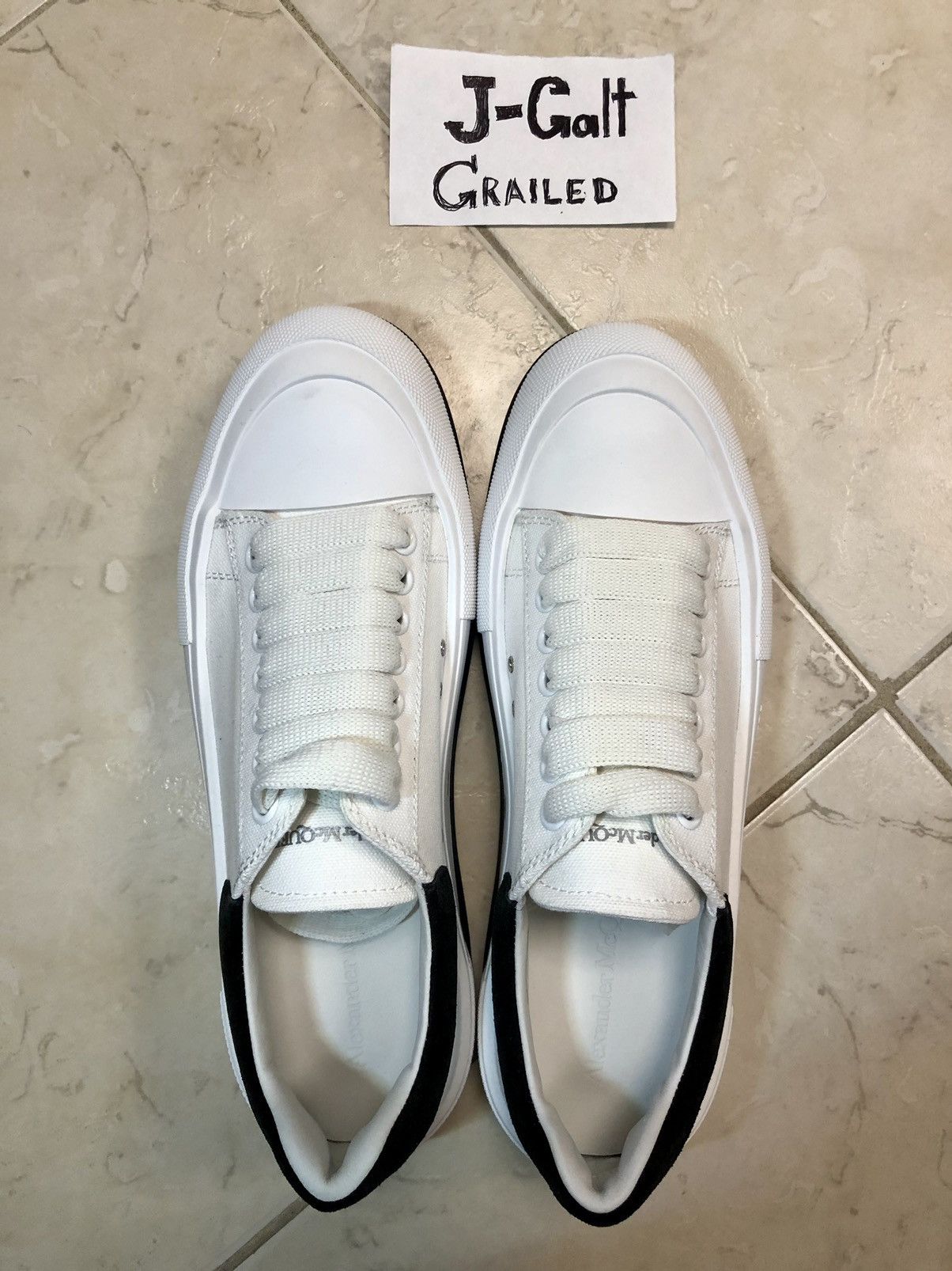 Alexander McQueen McQueen Deck Lace-Up Plimsoll Size US 8 / EU 41 - 5 Thumbnail