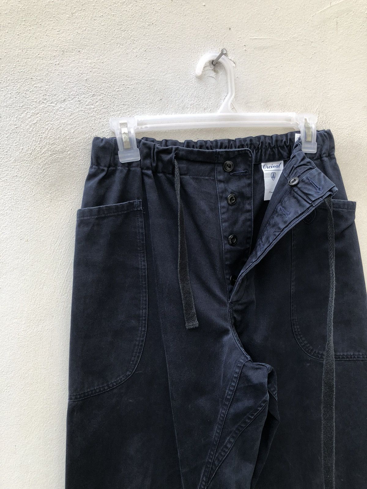 Orcival Orcival Made in Japan Faded Navy Cargo Trouser Pant Size US 30 / EU 46 - 4 Thumbnail