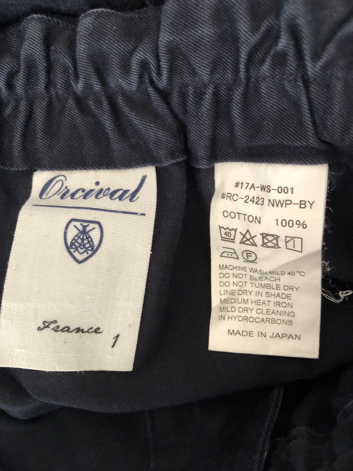 Orcival Orcival Made in Japan Faded Navy Cargo Trouser Pant Size US 30 / EU 46 - 21 Thumbnail