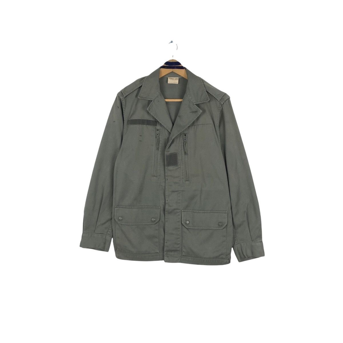 Vintage 80s WAREIN LILLE 1988 French Army Field Jacket