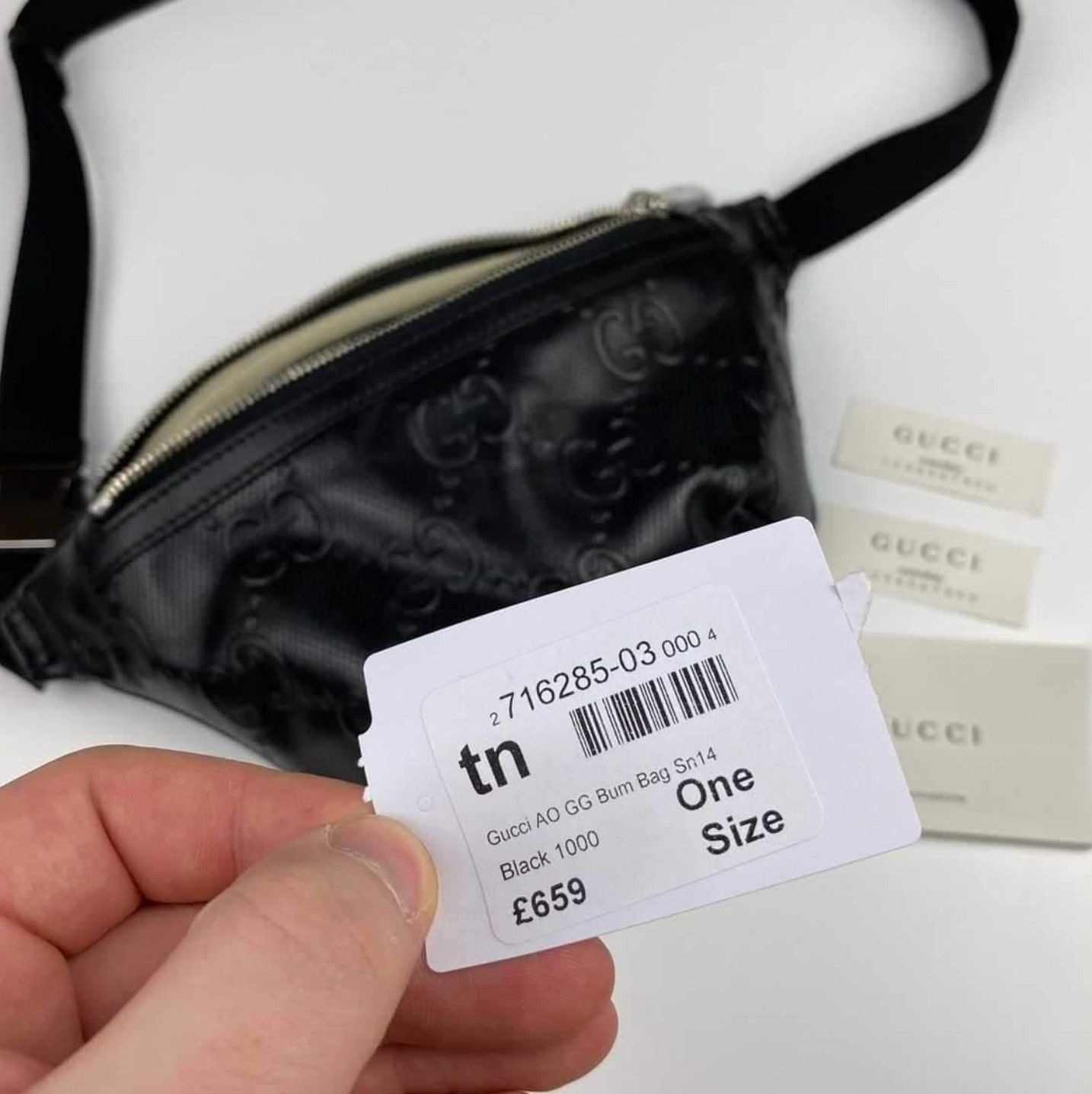 Gucci Gucci embossed belt beg Size ONE SIZE - 10 Thumbnail