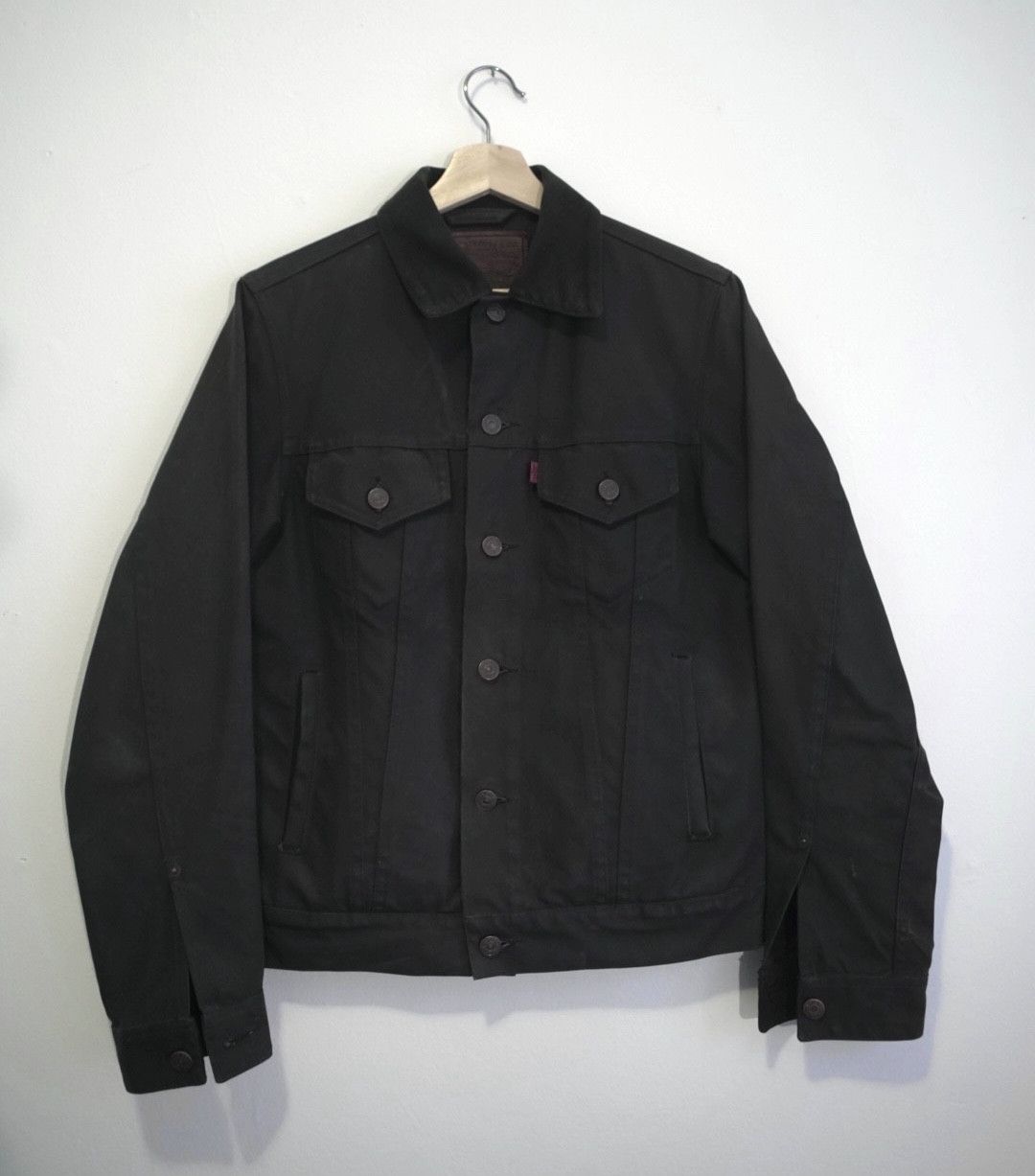 Levi's Levis Workwear by Filson waxed Tin Cloth trucker jacket Size US S / EU 44-46 / 1 - 1 Thumbnail