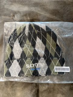 Supreme Argyle Beanie | Grailed