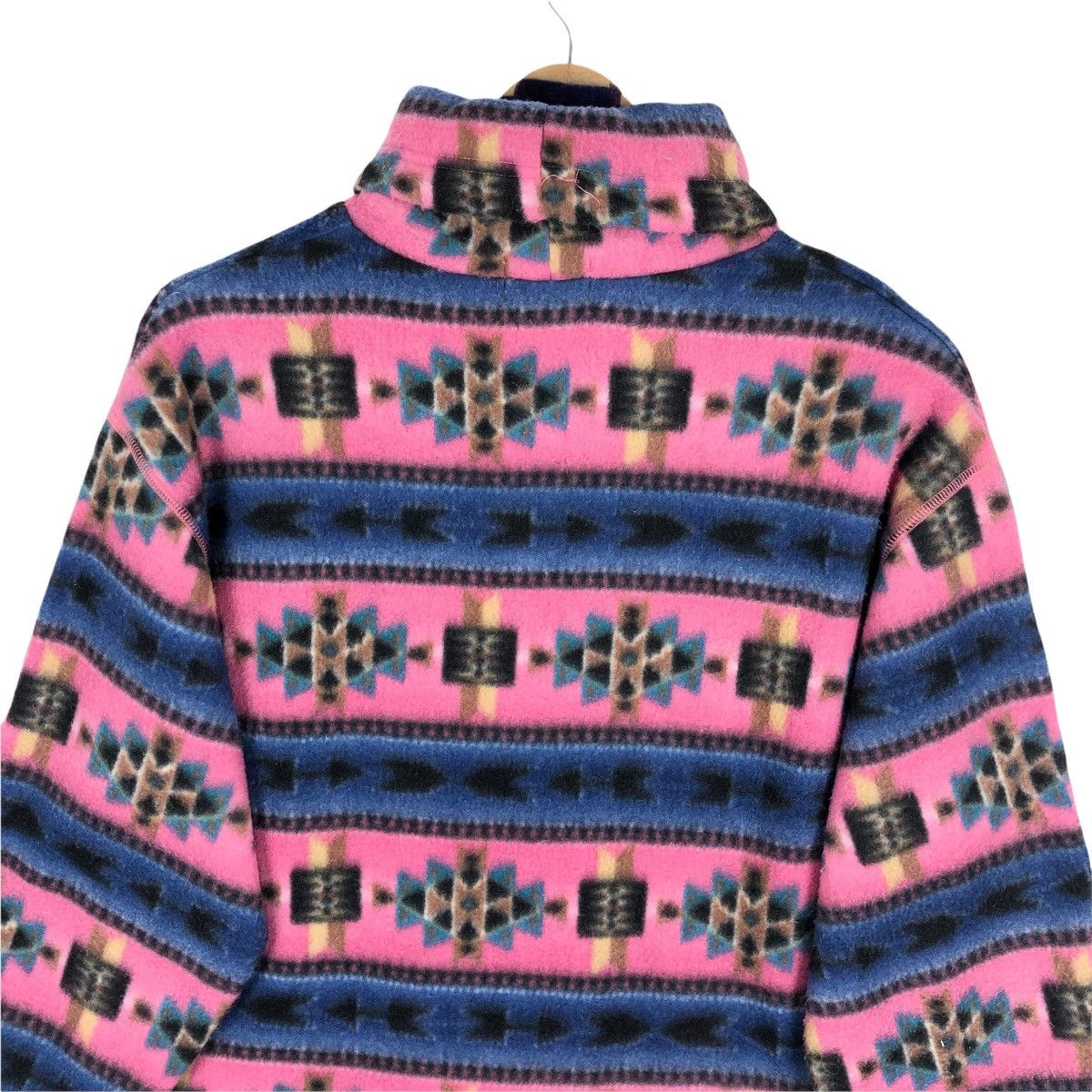 Native Vintage 90s Gavol Turtleneck Fleece Sweater Navajo Pattern Size US M / EU 48-50 / 2 - 10 Thumbnail