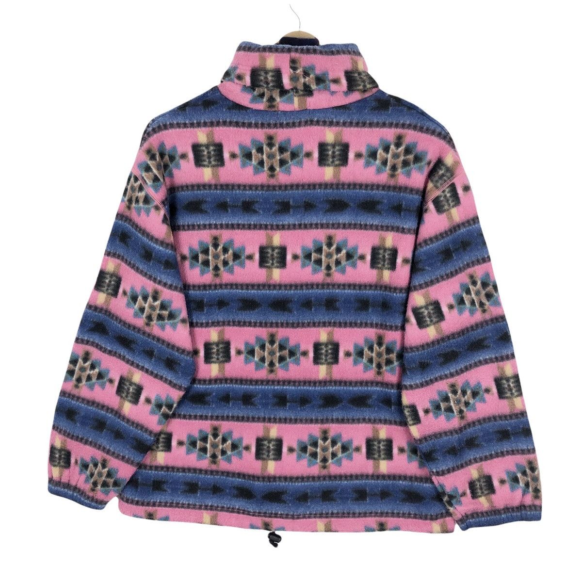 Native Vintage 90s Gavol Turtleneck Fleece Sweater Navajo Pattern Size US M / EU 48-50 / 2 - 9 Thumbnail