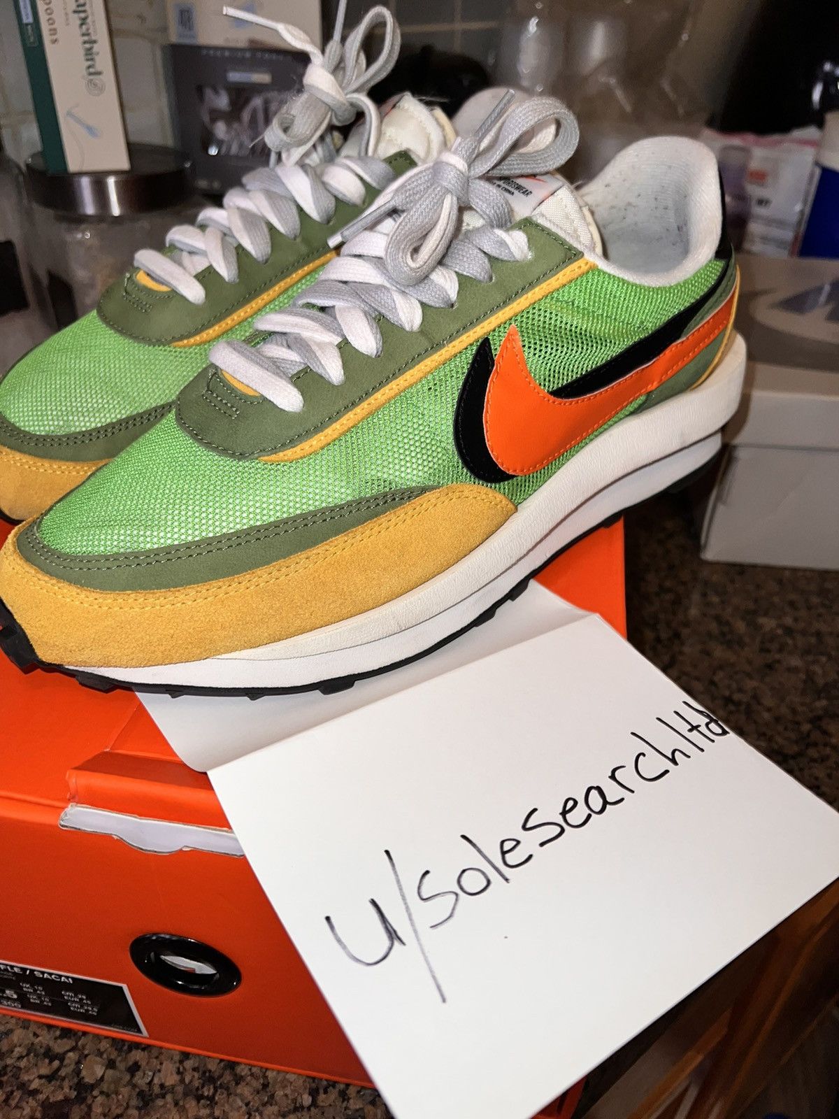 Sacai x LDV Waffle Green Gusto 2019