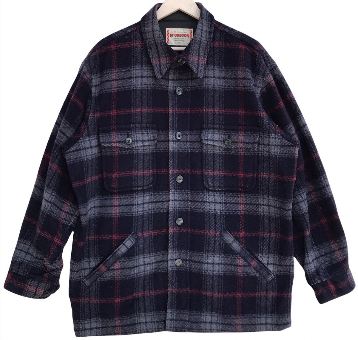 Flannel × Japanese Brand × McGregor McGregor Button Up Flannel Jacket Size LL Size US L / EU 52-54 / 3 - 1 Thumbnail