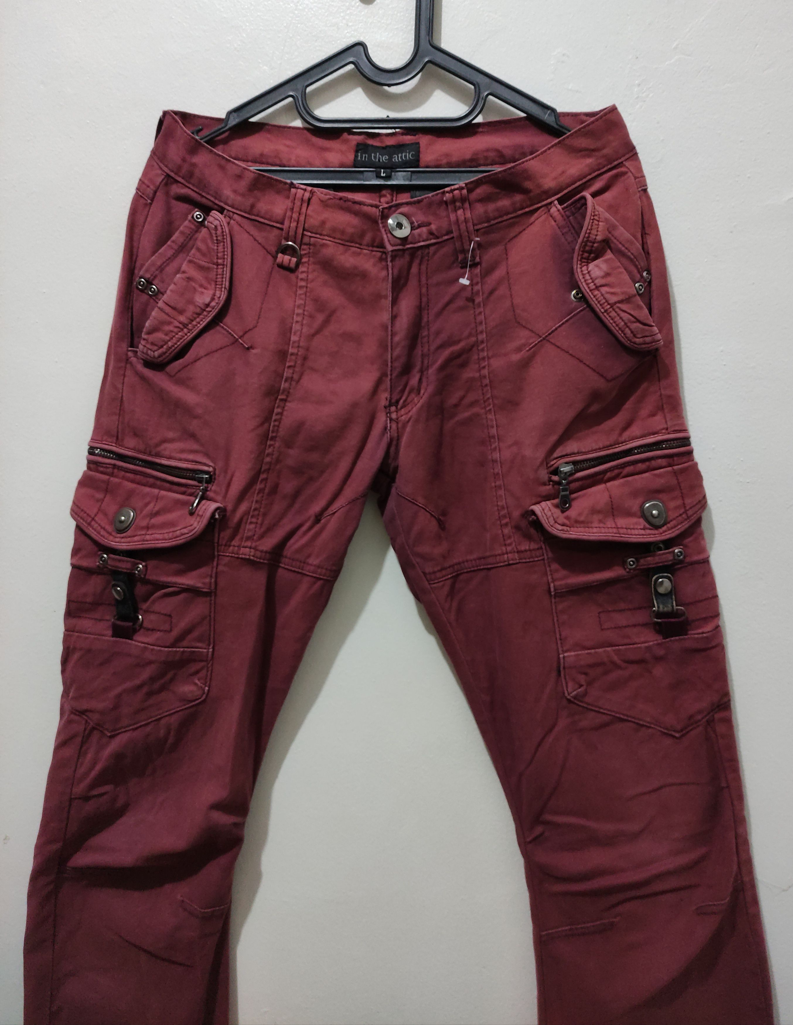 14th Addiction Japanese archive In The Attic Utility Tactical Pants Size US 33 - 4 Thumbnail
