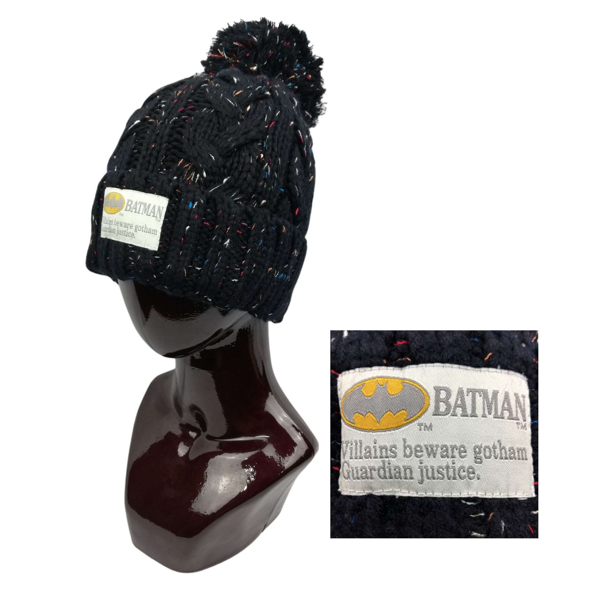 🔥SS14 Villains Beware Gouardian Justice BATMAN Knitted Hat