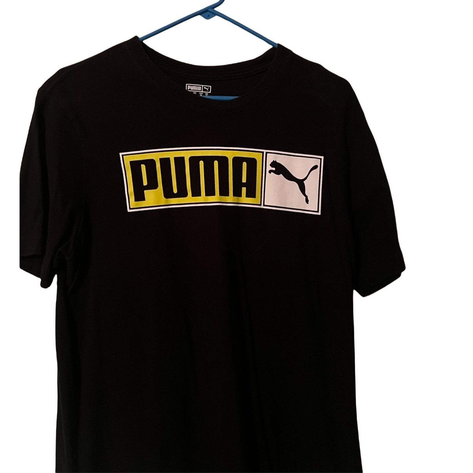 Puma Men s Puma SE Puma Way 1 T Shirt M Black Yellow Shirt Grailed