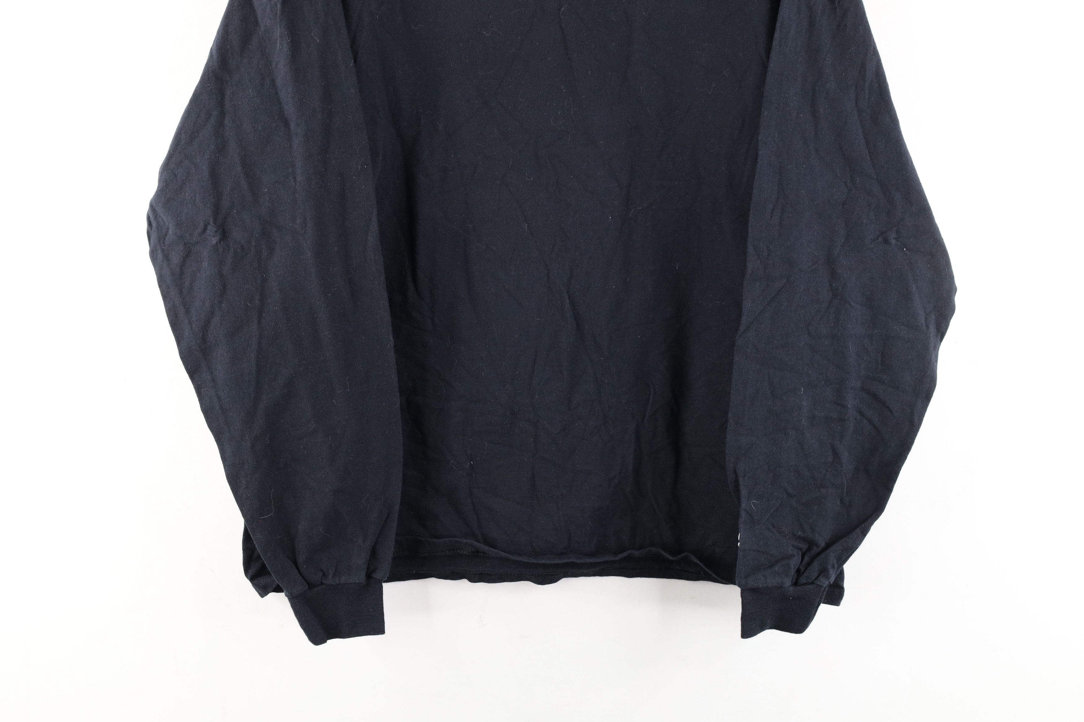 Vintage Vintage Champion Faded Blank Long Sleeve T-Shirt Black Size US L / EU 52-54 / 3 - 3 Thumbnail