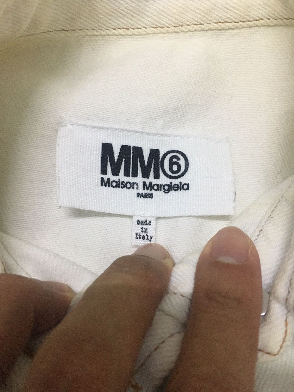 Maison Margiela MM6 Denim Jacket distress Design Size US L / EU 52-54 / 3 - 14 Thumbnail