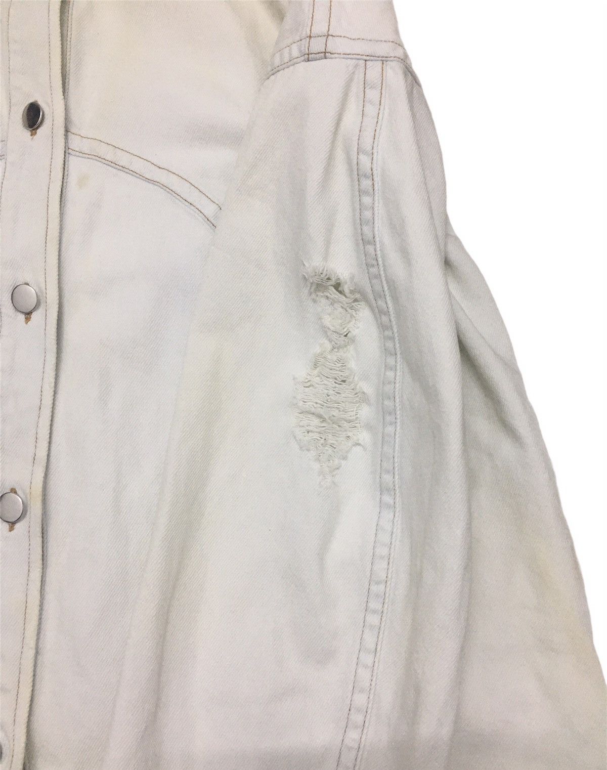 Maison Margiela MM6 Denim Jacket distress Design Size US L / EU 52-54 / 3 - 5 Thumbnail