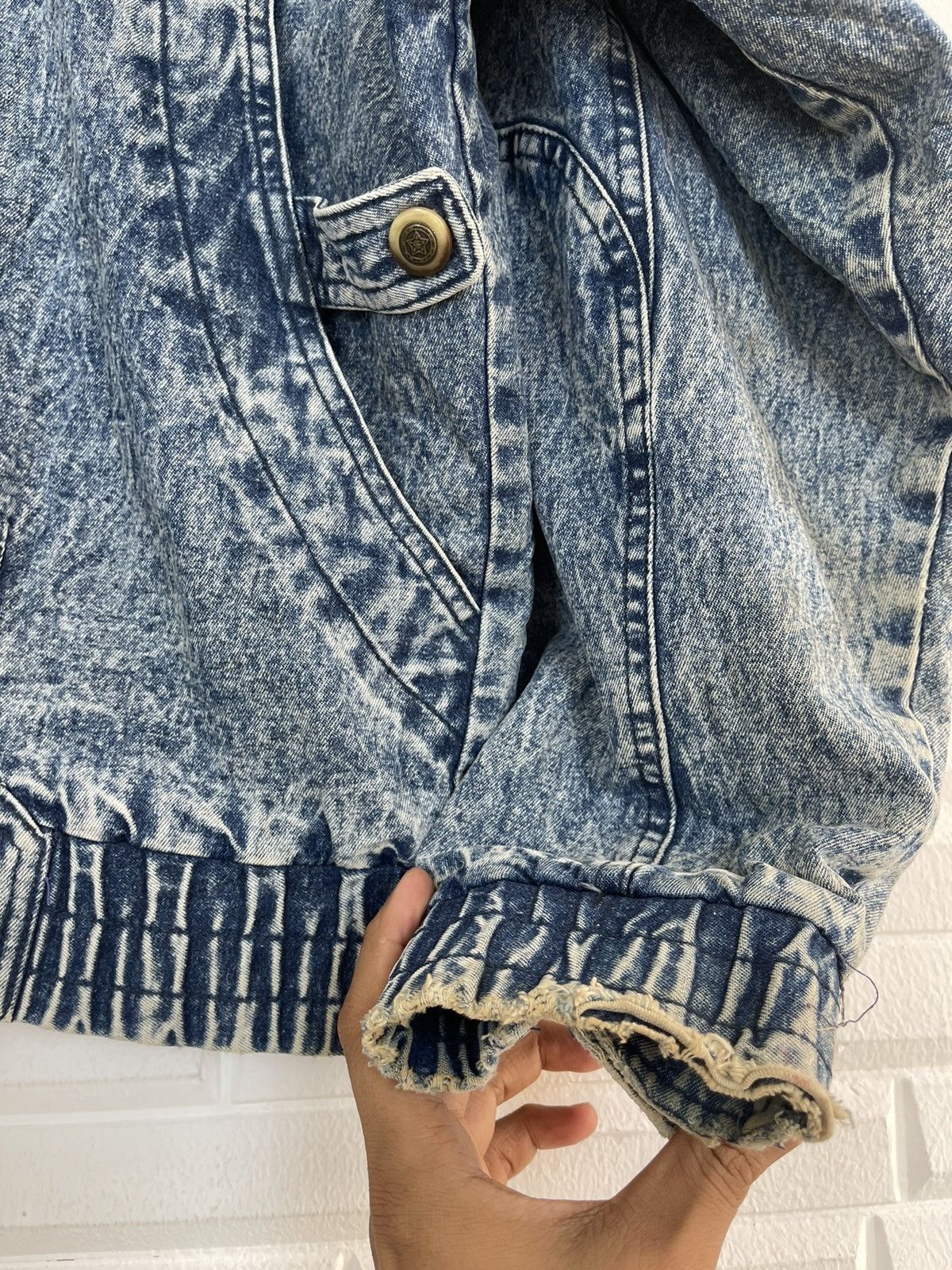 Japanese Brand Vintage 70’s Denim Bomber Jacket BOBSON COMPANY USA Size US M / EU 48-50 / 2 - 5 Thumbnail