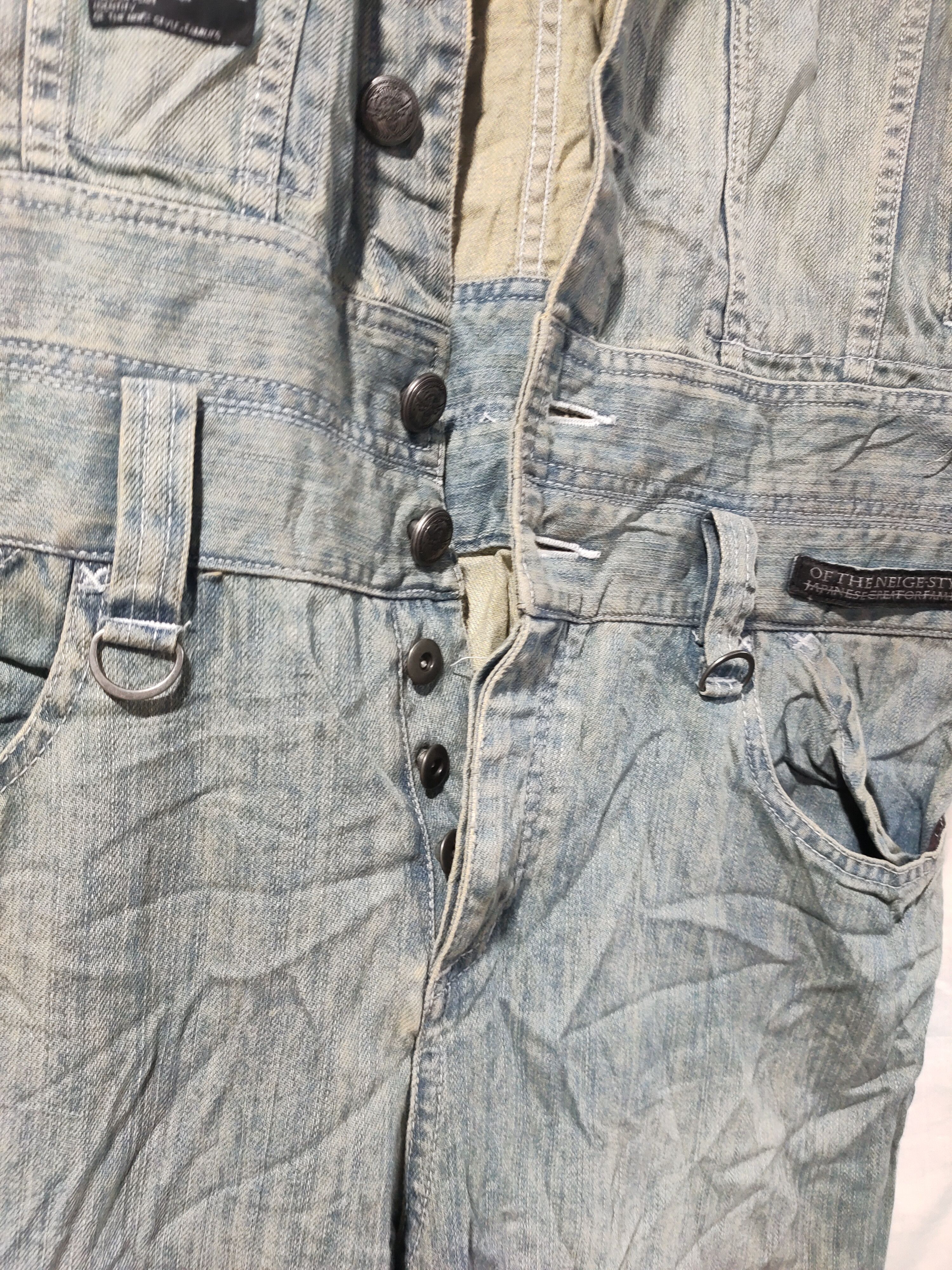 Beauty Beast Overall denim fullprint inspired logo Size US 44 / EU 60 - 13 Thumbnail