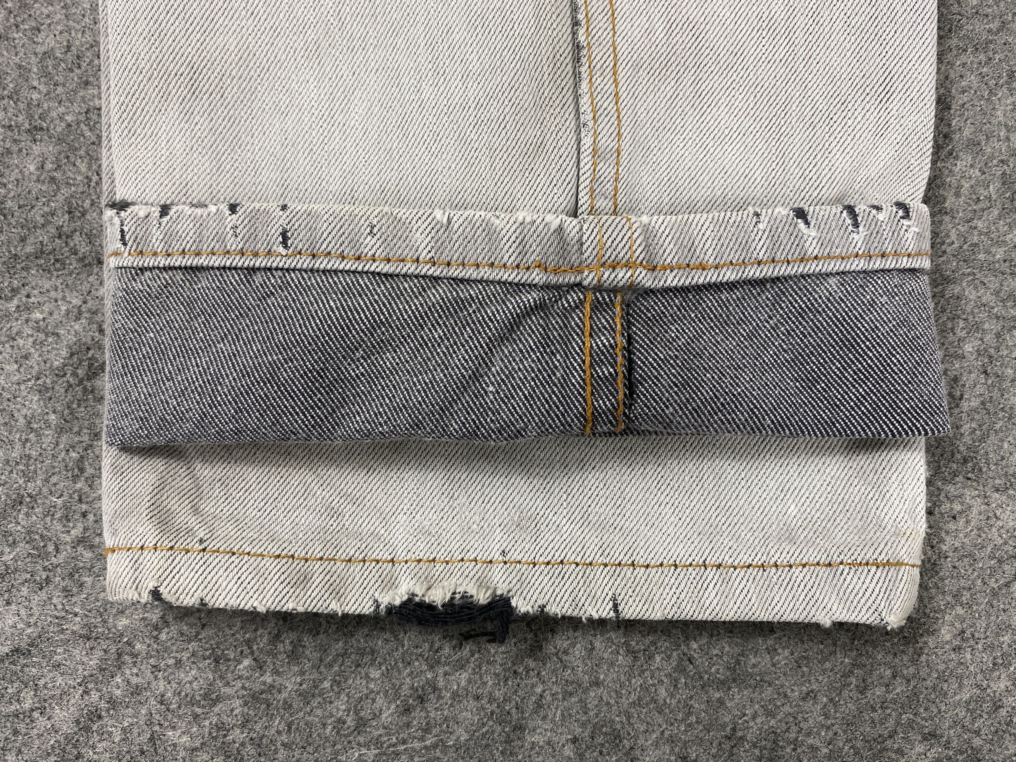 Levi's × Levi's Vintage Clothing × Vintage Faded Grey Vintage Levi's 501 Jeans 31x29.5 Denim Size US 31 - 10 Thumbnail