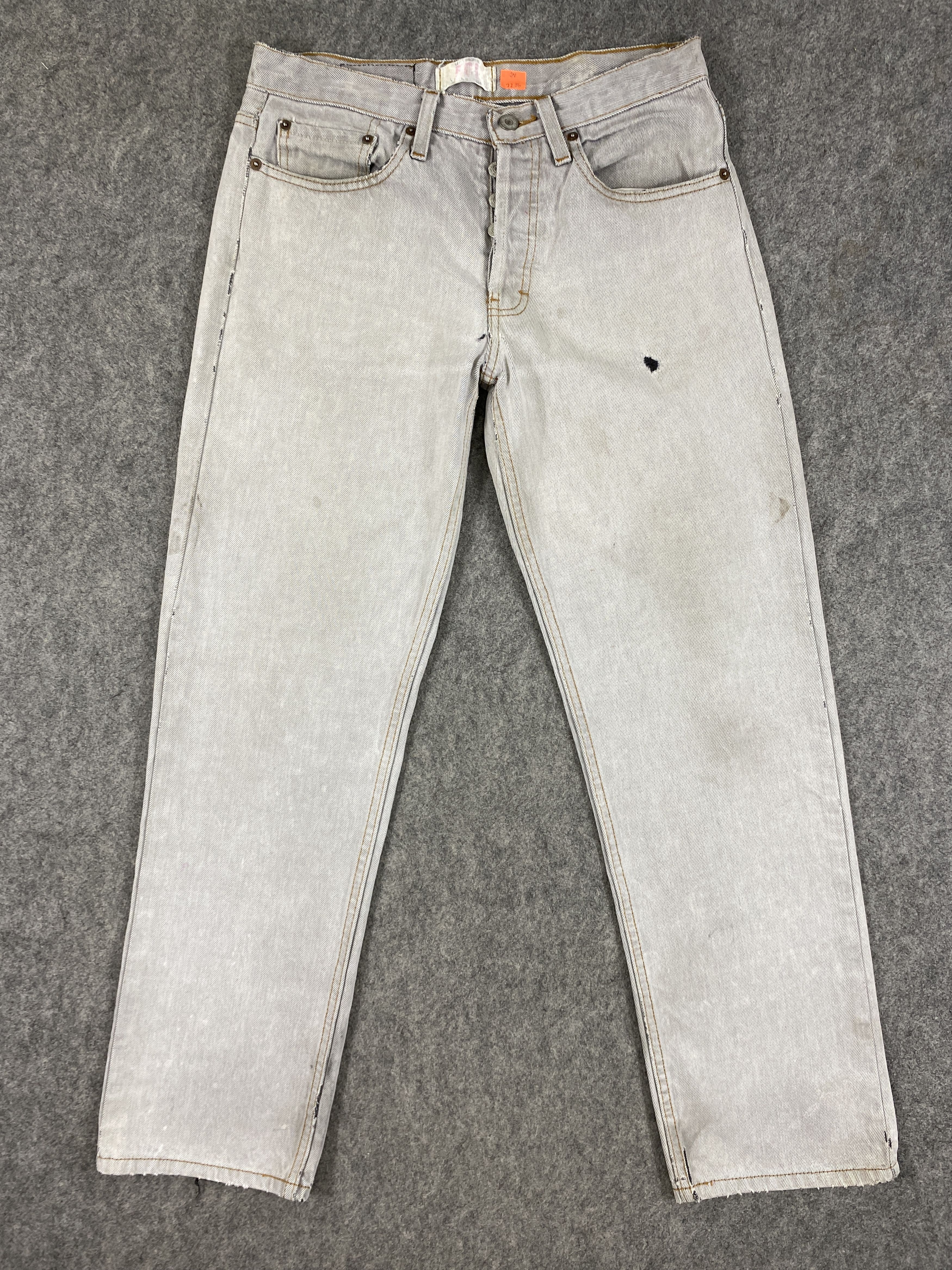 Levi's × Levi's Vintage Clothing × Vintage Faded Grey Vintage Levi's 501 Jeans 31x29.5 Denim Size US 31 - 1 Thumbnail