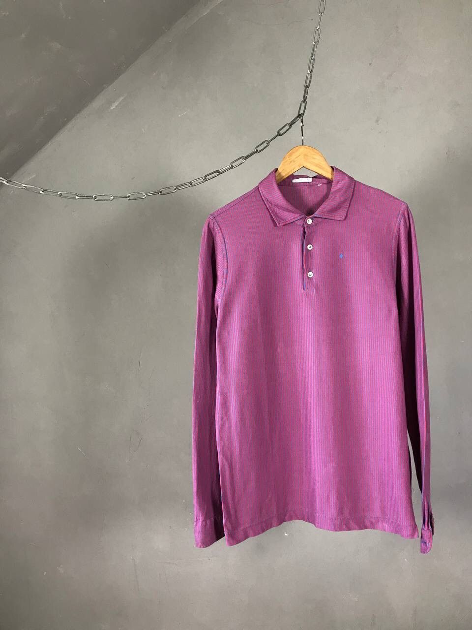 Ballantyne Ballantyne luxury streetwear multicolor polo longsleeve Size US M / EU 48-50 / 2 - 1 Thumbnail