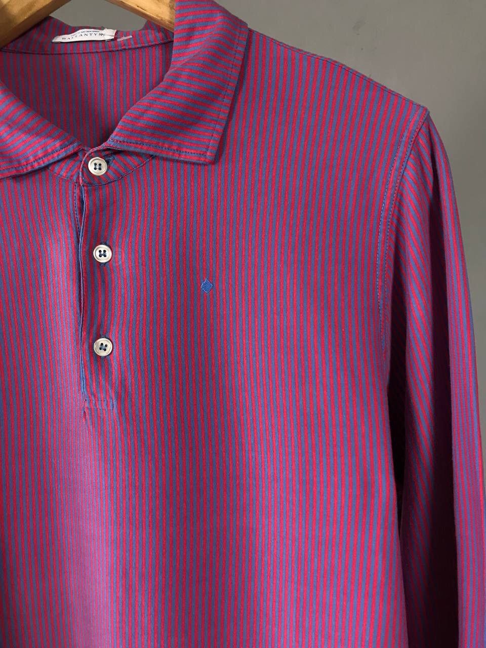 Ballantyne Ballantyne luxury streetwear multicolor polo longsleeve Size US M / EU 48-50 / 2 - 2 Thumbnail