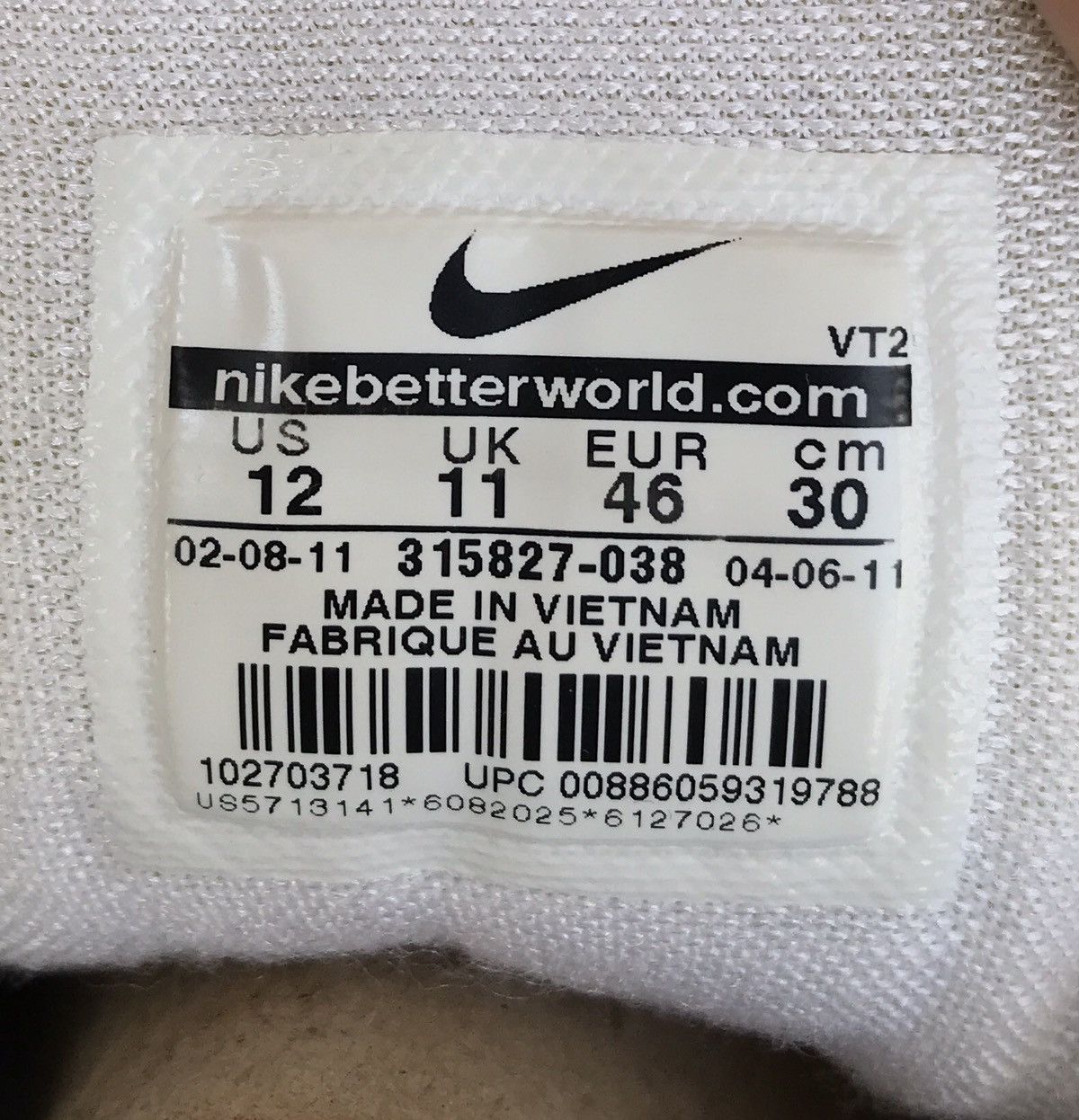Nike Nike Air Max Light 2011 Neutral Grey Size US 12 / EU 45 - 8 Thumbnail