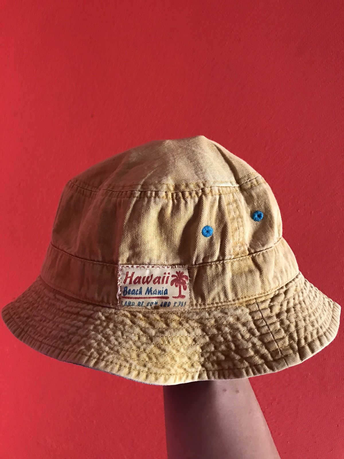 Vintage Hawaii Bucket Hat Distressed Size ONE SIZE - 1 Thumbnail