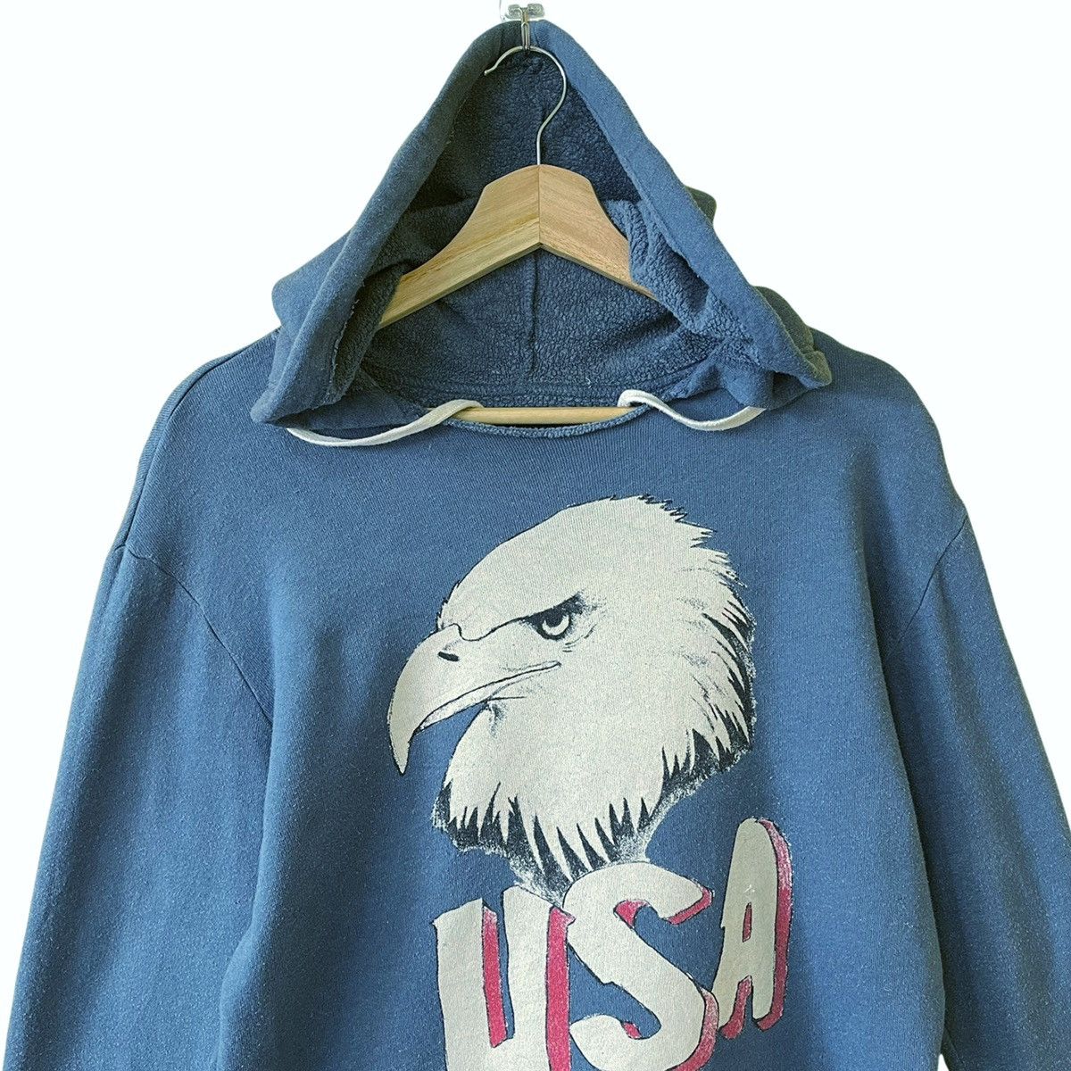 Vintage Eagle Usa Printed Crewneck Hoodie Size M Size US M / EU 48-50 / 2 - 4 Thumbnail