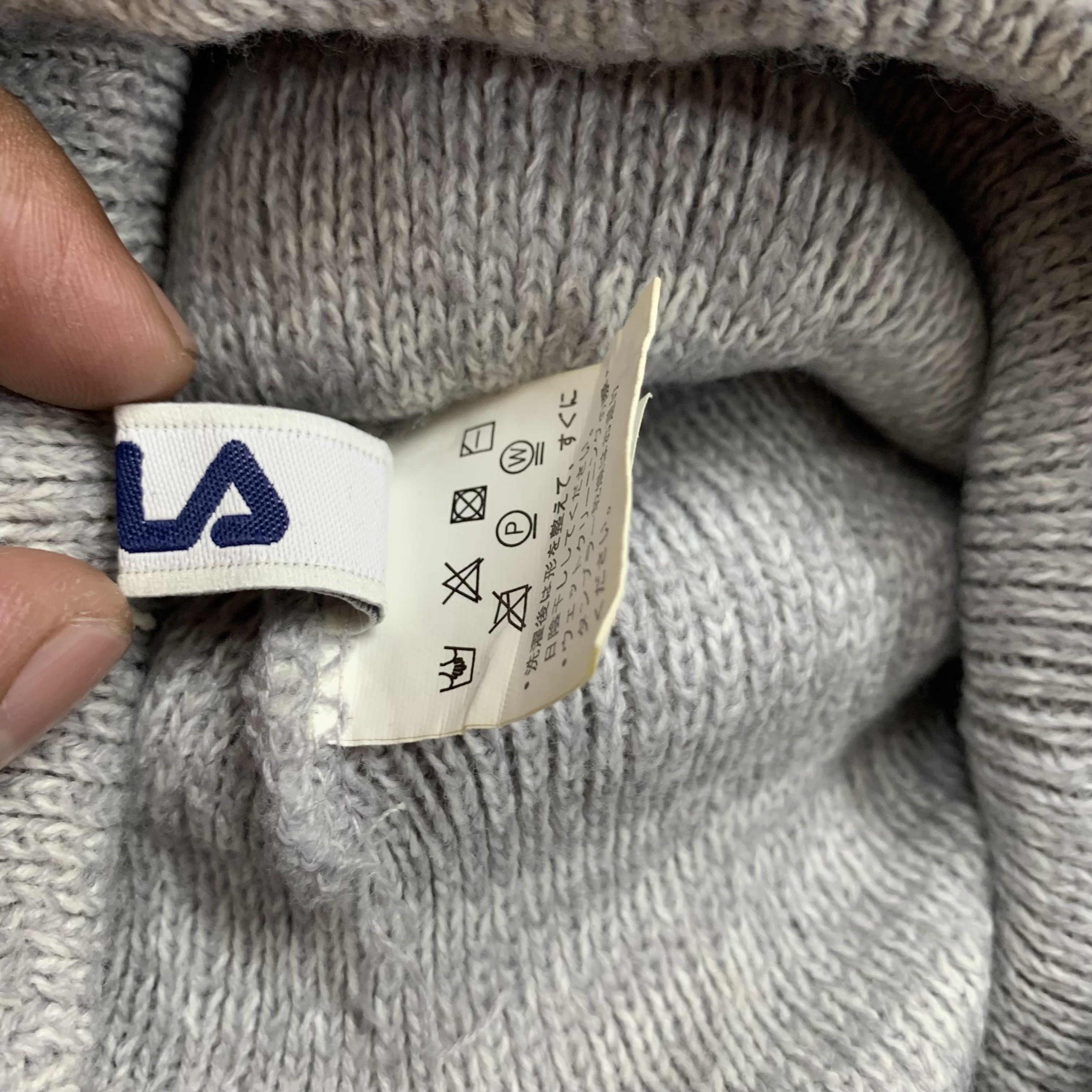 Fila Fila Embroidery Logo Beanie #32-B Size ONE SIZE - 7 Thumbnail