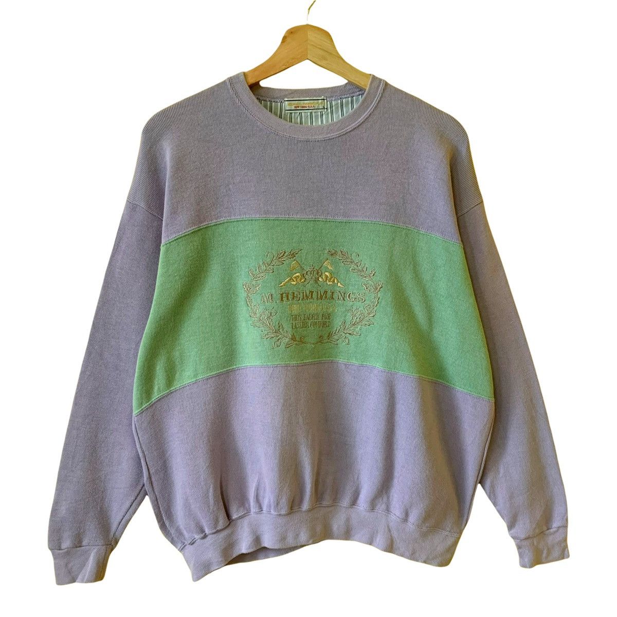 Japanese Brand 90’s M.Hemmings New York Big Logo Crewneck Sweatshirt Size M Size US M / EU 48-50 / 2 - 1 Thumbnail