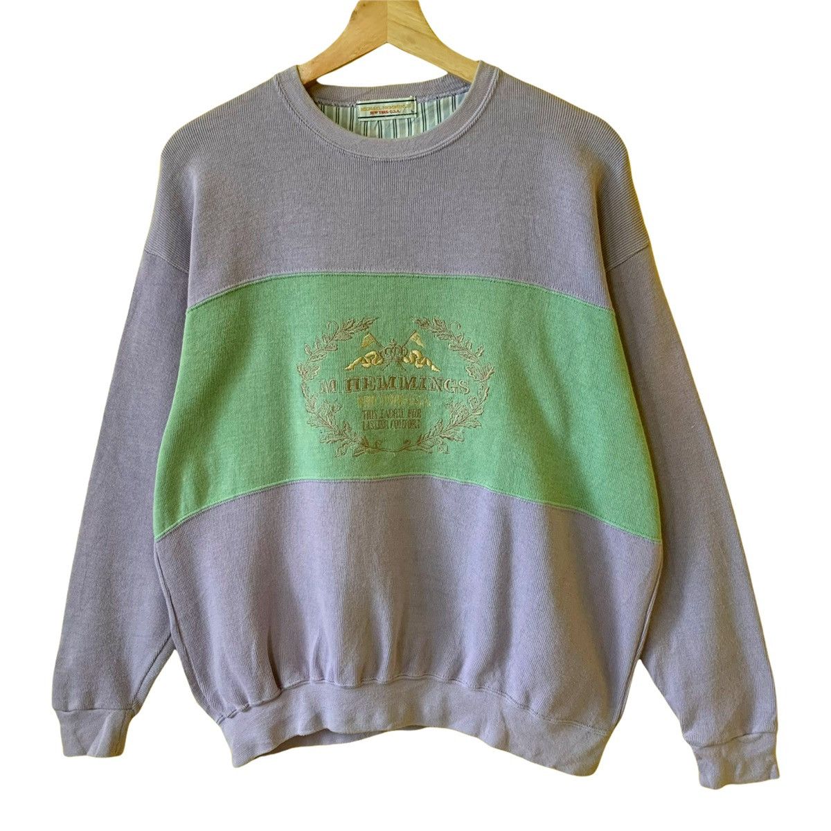 Japanese Brand 90’s M.Hemmings New York Big Logo Crewneck Sweatshirt Size M Size US M / EU 48-50 / 2 - 3 Thumbnail