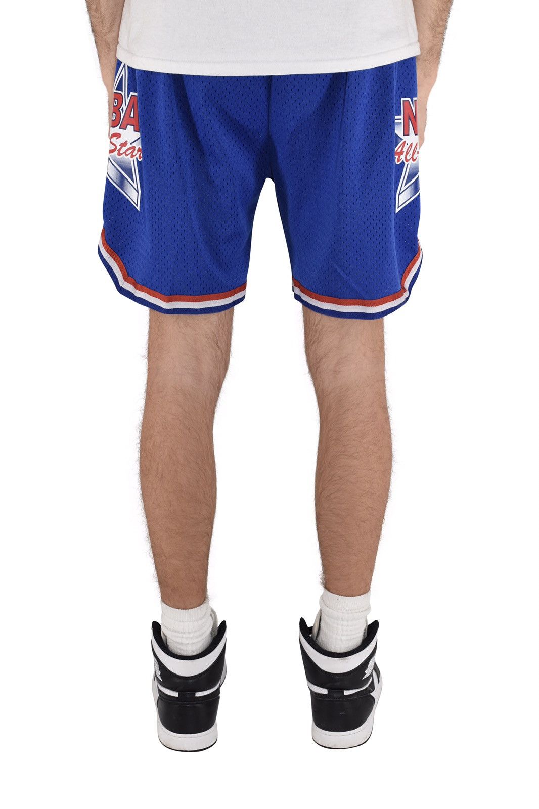 Vintage Nba All Star Shorts Blue L Size US 32 / EU 48 - 6 Thumbnail