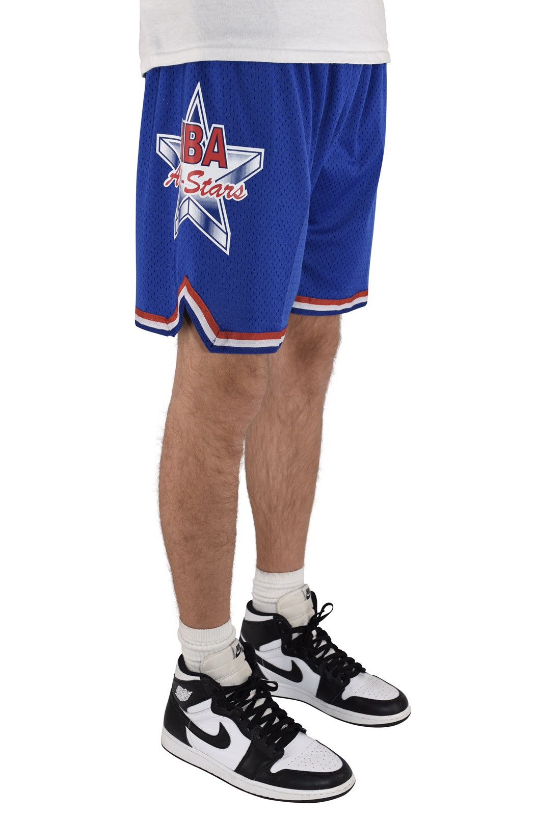 Vintage Nba All Star Shorts Blue L Size US 32 / EU 48 - 5 Thumbnail